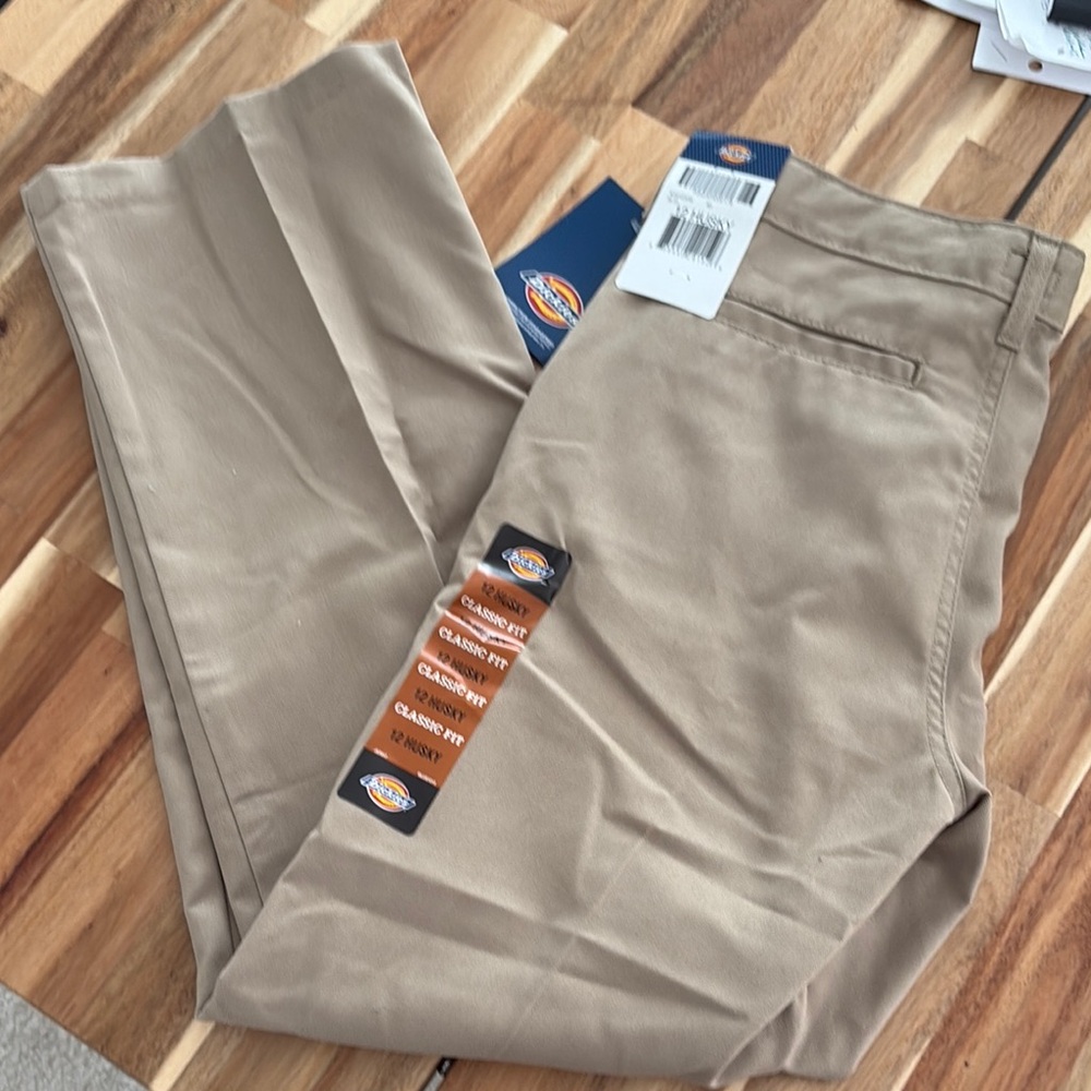 Dickies Boys Classic Fit Tan Pants